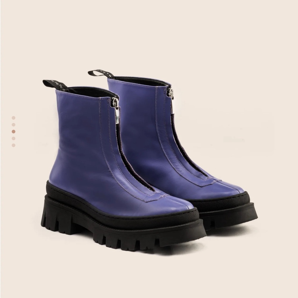 Maguire Lana Violet Boots 38 Front Zip